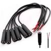 RUNCCI-YUN 6Pcs Connettore Jack Femmina 3.5mm, Connettori 3,5 A Saldare, Audio 3,5mm, TS 2 Poli Mono Per Riparare Cavi Audio Per Cuffie (30 cm)