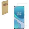 HYGMOCC Pellicola protettiva per OnePlus 8T/OnePlus 8T 5G/ Plus 5G Pellicola protettiva in vetro temperato Custodia Friendly Facile installazione Anti graffio Senza bolle (2 pezzi)