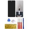 LTZGO LCD Display compatibile con Xiaomi Redmi Note 9S / Note 9 Pro Schermo Nero Digitizer (senza cornice) Assembly Touch Screen Strumenti Riparazione Ricambio e Sostituzione Utensili Nastro A.d.esivo