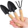 LXONTSG Utensili Giardino Piante, 3 Pezzi Tool Giardino Mini, Attrezzi Piante Giardino, Mini Giardino Pala, Utensili Giardino Mini, Piantare Attrezzi Mini, Utensili Piantare Giardino Piccola