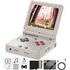 ANBERNIC RG35XXSP - Console di gioco portatile con display IPS da 3,5 3300 mAh con morsetto a conchiglia retrò (argento)