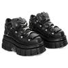 New Rock M.106-s29, Scarpe Stringate Brouge Unisex-Adulto, Nero (Negro 001), 48 EU