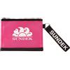 SUNDEK MINI POCHETTE MESH CON LOGO Borsa Mare