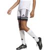 ADIDAS JR SQUADRA 25 SHORT WH/BLACK Shorts da Calcio da Ragazzi