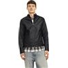 JACK & JONES DYLAN CLEAN PU JACKET NOOS BLACK Giacca Uomo