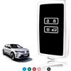 TOOMUME Cover Chiave TPU Lucido, Custodia Chiave Copri Chiave Adatto per Renault Scenic 4 Megane 4 Clio 5 Espace 5 Kadjar Captur Arkana Austral Zoe Dacia Duster Sandero Stepway