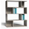 Mama Store Libreria Divisorio Modulare Versatile Minimal 4 RIPIANI - CEMENTO CHIARO 70 x 115 x 20