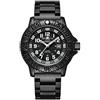 ADDIESDIVE Orologio Sportivo Uomo Militare Quarzo Quadrante 24 Ore Luminoso Impermeabile 50M Lunetta Girevole Acciaio Inossidabile (nero)