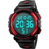 kieyeeno Orologio Digitale Sportivo Uomo, Impermeabile 5 ATM Orologio Sportivo Orologio Digitale Uomo Outdoor Con Retroilluminazione a LED, Cronometro, Sveglia e Timer