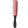 OKJHFD Spazzola per capelli con cuscino a 9 file Spazzola per capelli ricci da viaggio staccabile per salone per asciugare con il phon, districare, volumizzare, modellare, definire