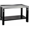 USAG Banco da lavoro con piano in acciaio senza cassetti Usag 506TA (1,5m)