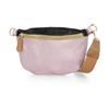 Ebarrito Borsa/marsupio in pelle patchwork tracolla removibile