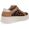 Galieti Sneaker in pelle scamosciata maculata con zeppa 6 cm
