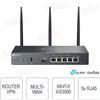 OMADA ER706W - TP-Link Omada ER706W Router VPN Multi WAN - Wi-Fi 6 AX3000
