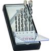 Bosch Professional 5 pezzi CYL-3 punte da calcestruzzo Set (per calcestruzzo, Robust Line, Ø 4-10 mm, accessorio perforatrice a percussione)