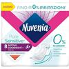 Nuvenia - Assorbente Pure Sensitive Sottile Notte con Ali - Confezione da 24 Assorbenti