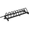 GORILLA SPORTS® Rastrelliera Dischi Pesi - per Piastre da 30 mm o 50 mm, 151 x 53 x 30 cm, Carico Massimo 400 kg, Nero - Supporto Pesi, Porta Dischi, Rack di Stoccaggio, Palestra, Allenamento