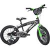 Dino Bikes Bicicletta BMX 16 Nero-Verde - Bici Bambino