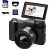 Fotocamera 4K, 48 MP, Fotocamera Compatta Con Zoom Ottico 5X E Zoom Digitale 8X,