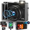 Macchina Fotografica 4K, Fotocamera Digitale 64MP Con Scheda Da 32G, Autofocus F