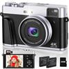 4K Macchina Fotografica Digitale 48MP Autofocus Scheda 32G Mirino Ottico Fotocam
