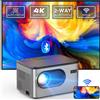 Proiettore 【Auto Focus/Keystone 6D/4P】 20000L Nativo 1080P Wifi6 Bluetooth Proie