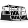 CADOCA® Trasportino Cani XXL 97x90x70cm Richiudibile Alluminio Impermeabile Box Auto Cagnolini
