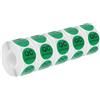 QUARKZMAN Etichette Adesive Di Approvazione Qc 25mm Verdi 5 Rotoli 2500 Pz | 1, per Inventario, per Magazzino