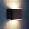 Proxinova Applique Solare LED da Esterno, Lampada Doppia Luce Con Sensore Crepuscolare per Illuminazione Giardino, Waterproof IP65, Luci a Parete