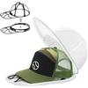 QIMATOP Lavaggio Cappello da Baseball, Rondella per Cappelli - Pulitore per Cappelli da Baseball per Lavatrice e Lavastoviglie - Supporto per Cappelli, Forma e Protettore con Rack per Lavaggio