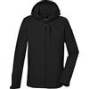 G.I.G.A. DX Uomo Giacca impermeabile funzionale/giubbotto da esterno con cappuccio senza zip GS 58 MN JCKT, schwarz, XXL, 42721-000