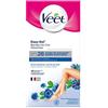 Veet Strisce Depilatorie Corpo per Pelli Sensibili, 40 Pezzi