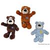 KONG Wild Knots - Orso giocattolo per cani, misura media/grande, 3 pezzi