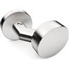 Sempro 1 pomello per porta R2 in acciaio inox V2A, rotondo, per porte interne e di casa