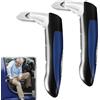 AVCXEC Maniglia della porta dellauto per anziani, 2 PCS Maniglia di supporto per auto, Maniglione Ausilio per lingresso dellauto, Maniglia di assistenza per anziani, per anziani, disabili (blu)