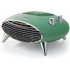 Ariete 8211 Termoventilatore da tavolo, Stufetta elettrica, 2000W, Termostato, Silenzioso, Griglia e piedi cromati, Verde