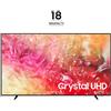 Samsung TV Crystal UHD 4K 75" UE75DU7170UXZT Smart TV Wi-Fi Black 2024, Processore Crystal 4K, 4K Upscaling, Slim Look Design, OTS Lite