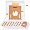 Rebirthcare 10 Sacche di Ricambio Compatibili con ECOVACS Deebot N8+ N8 Pro+ T8 T8+ T8 AIVI T8 AIVI+ T8 MAX T9+ N10+/N10 Plus DX93 DDX96 per Robot Yeedi Vac Station