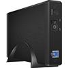 ICY BOX Custodia esterna per 1x disco rigido da 3,5 pollici, connessione USB 3.0 (UASP), SATA-III (6 Gbit/s), in alluminio, IB-377U3