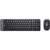 Logitech MK220 Combo Tastiera e Mouse Wireless Compatti per Windows, 2,4 GHz Wireless con Ricevitore USB Unifying, Durata Batteria di 24 Mesi, Compatibile con PC, Laptop, Layout Italiano QWERTY - Nero