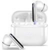 Aptkdoe Cuffie Bluetooth, Auricolari Bluetooth 5.3 con Stereo HiFi, Cuffie Wireless In Ear con ENC Mic, IP7 Impermeabili Cuffiette Bluetooth Touch Control, Cuffie Senza Fili con 48 Ore Display LED, Bianco