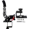 Obokidly Supporto USB 2 in 1 per freno a mano G29 compatibile con PS4/PS5 + PC per Simracing Game Sim Rig con morsetto (nero)