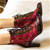 LAURA VITA Alcbaneo 138A, Ankle Boot Donna, Bordeaux, 36 EU