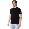 DSQUARED2 T-Shirt Uomo Nero T-Shirt Casual con Stampa Logo Icon sulla Manica S