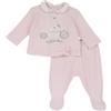 Chicco Coprifasce E Ghettina, Pigiamino per bambino e neonato Unisex - Bimbi 0-24, Rosa - 1M, 0 mesi
