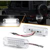 OZ-LAMPE 2 pezzi Luci Targa a LED per Merceds-Benz G-CLASS W463 G500 G550 G55 AMG, 6000K Bianco Posteriore Tag Lampade
