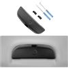 CDEFG Compatibile con Ford Puma MK2 ST Line X 2020-2024 2025 Custodia per Occhiali ABS Anteriore Sunglasses Holder Box Auto Puma 2024 Accessori (Nero)