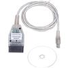 Qiilu Cavo USB K+DCAN OBD2 con Interruttore per Serie 1 E81 E82 E83 E87 E88 e Tre Serie E90 E91 E92 E93 - Lettura Ed Eliminazione Errori, Adattamenti, Programmazione Driver,