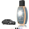 TOOMUME Cover Chiave TPU, Custodia Chiave Adatto per Mercedes Benz A/B/C/E/R/S Classe GLA GLC GLK CLA W176 W203 W204 W205 W211 W212 W245 BGA, Copri Chiavi Guscio Chiave Auto Telecomando - Smart Key
