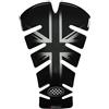 BIKE-label Protezione serbatoio 3D 500721-VA Union Jack Silver per serbatoio moto